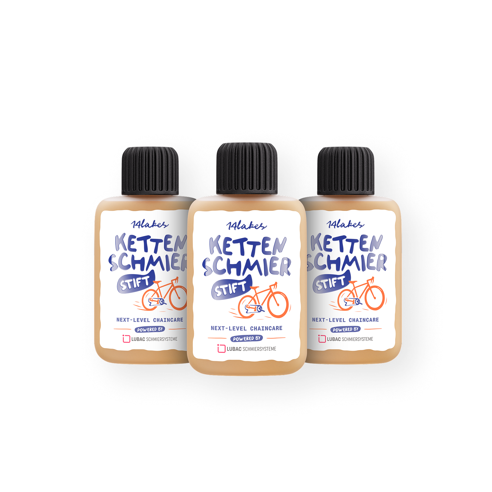 REFILL MULTIPACK – 3er Vorratspack Nachfüll-Kettenöl (tropffrei & E-Bike)